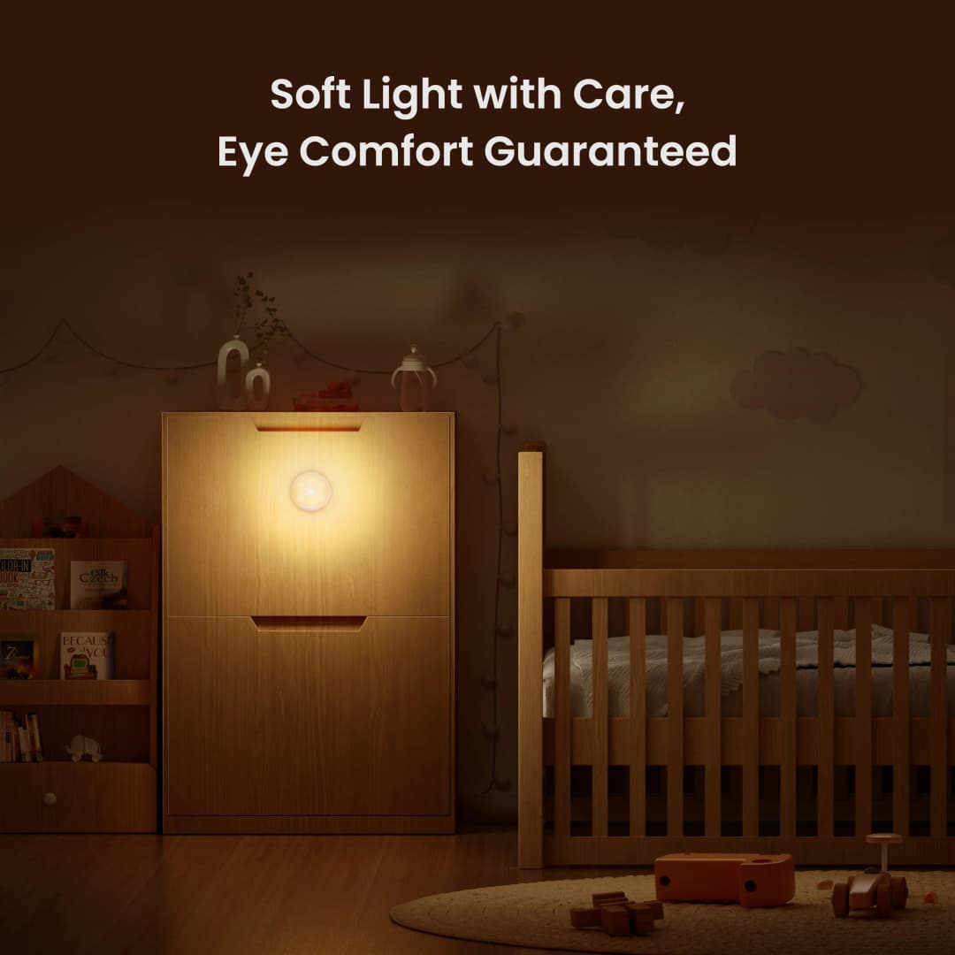 ييلايت مصباح ليلي LED بحساس حركة إضاءة ليلية تلقائية بيضاء دافئة 2700 كلفن إضاءة مزدوجة الوضع تعليق مغناطيسي 0.2 واط - 4