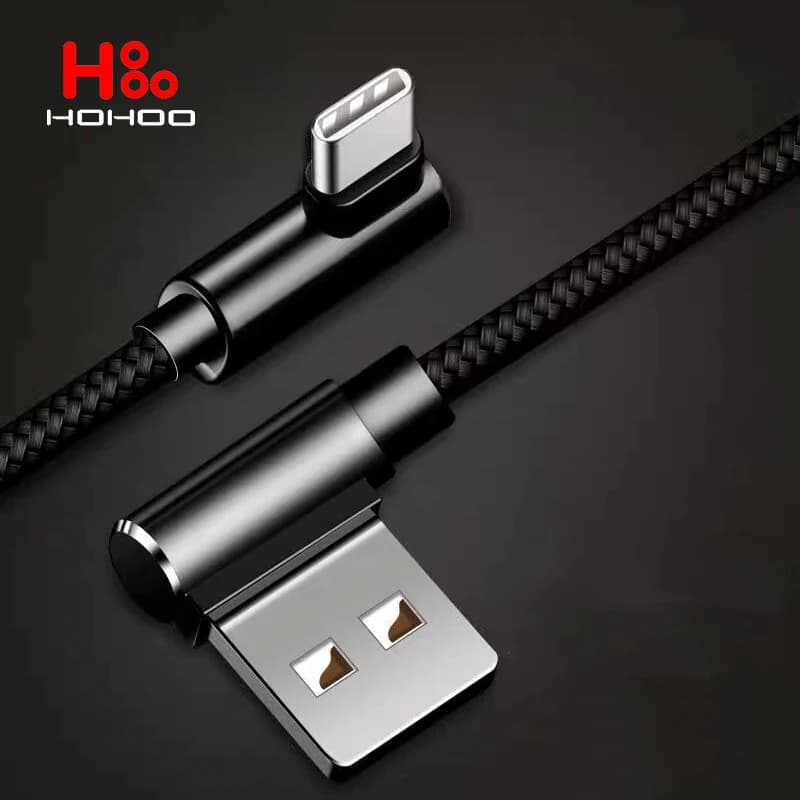 كابل رأس L من النوع C بقوة 5 أمبير للشحن السريع ونقل البيانات، كابل USB لهواتف هواوي P60 وMate 40 و30 برو وMi Redmi Note 9s و12