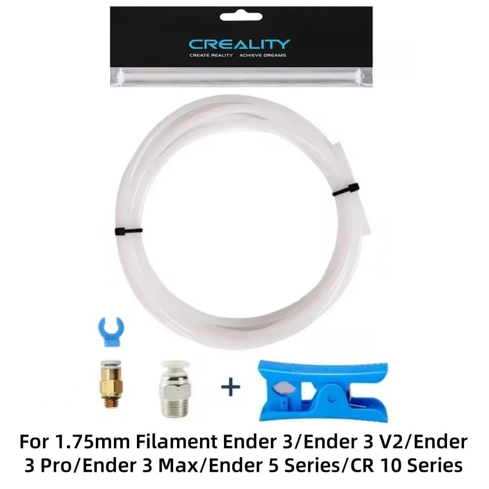 أنبوب طابعة ثلاثية الأبعاد رسمي من Creality، ترقيات أنابيب PTFE للطابعة ثلاثية الأبعاد لـ Ender 3/3 V2/ 3 Pro/3 Max/5/CR 10 Series