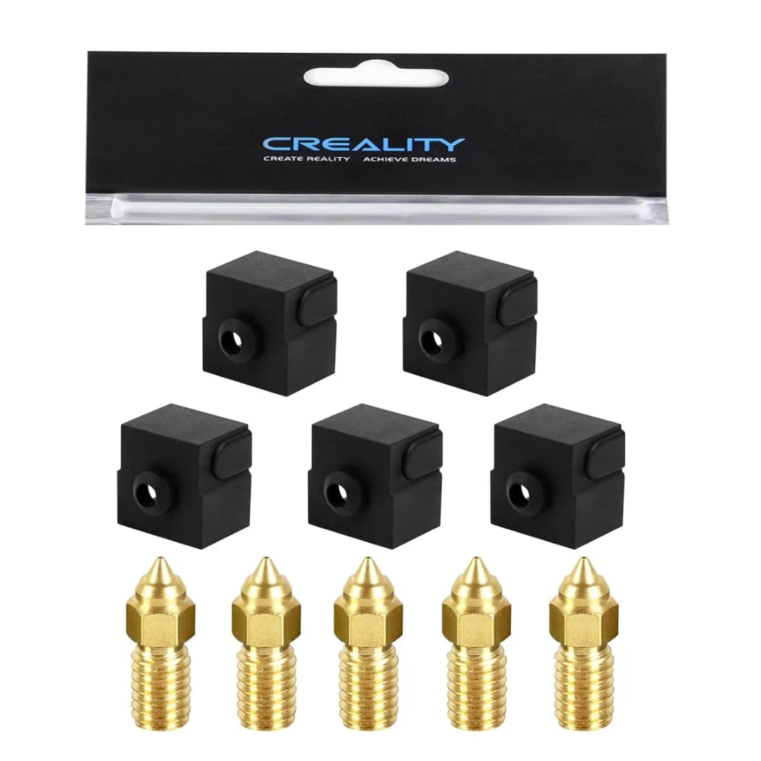 جوارب فوهة سيليكون Creality Ender 3 V3 SE، غطاء سيليكون وفوهة M6 عالية السرعة لـ Ender 5 S1، طابعة Ender 7 ثلاثية الأبعاد