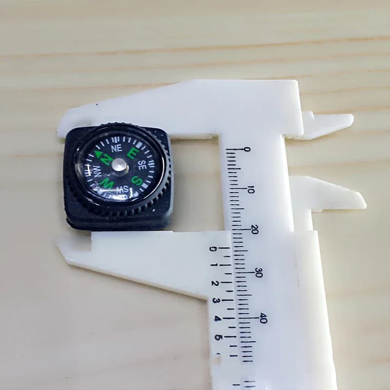 1/5 PCS Watch Strap Button Compass Mini Portable Emergency Survival Navigation Travel Kits Outdoor Hiking Camping Accessories - 3
