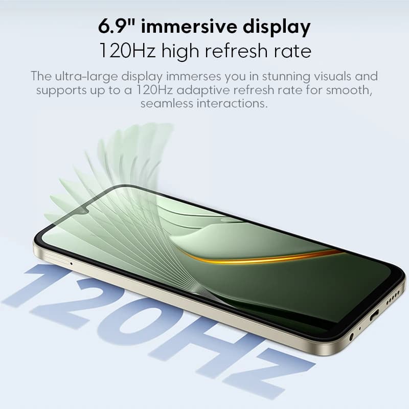 إصدار عالمي POCO C81 Pro مع معالج UNISOC T7250 وشاشة LCD مقاس 6.9 بوصة وكاميرا رئيسية 13 ميجابكسل وبطارية 6000 مللي أمبير في الساعة وNFC ومنفذ سماعة 3.5 ملم - 4