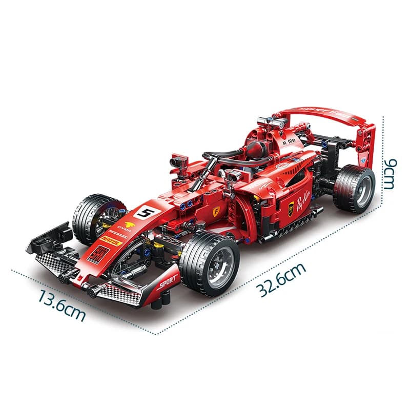 ToylinX F1 RC Race Cars Building Sets MOC Remote Control Car Building Blocks Cool Collectible Model Car Kits Building Toys - 6