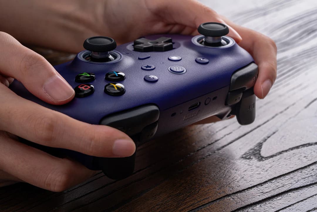 8BitDo ألتميت 2 وحدة تحكم ألعاب لاسلكية لويندوز 10/11 2.4G جيمباد TMR عصا تحكم مع قاعدة شحن لأندرويد بي سي ستيم - 5