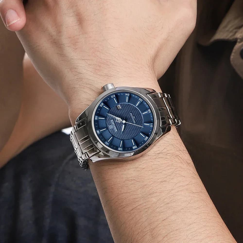 NAVIFORCE Brand Business Luxury Watch Men Clock Waterproof Luminous Quartz Stainless Steel Wristwatch Fashion Mens Watches - 4