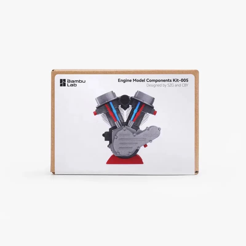 Engine Creativity Bambu Lab DIY 3D Printing Model Components Kit Creative 005 Parts for 3D Printer - 2