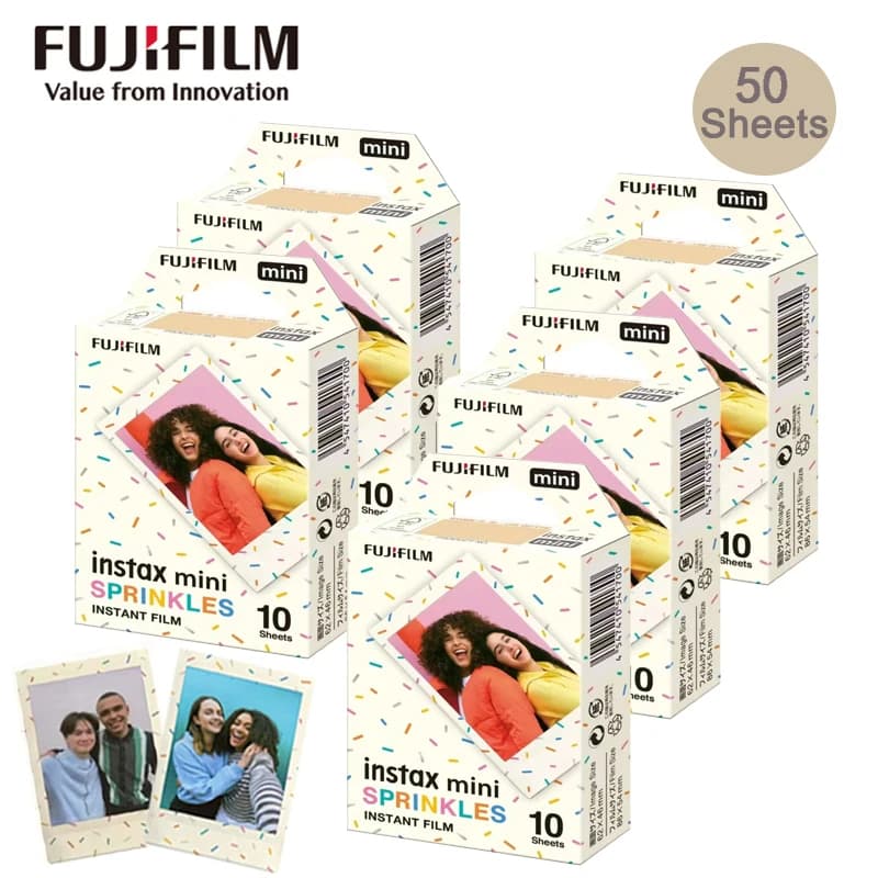 10-50 ورقة فيلم فوجي فيلم إنستاكس ميني 13 لكاميرات إنستاكس ميني 41 12 90 Evo SE Liplay+ 99 8 ورق تصوير فوري ميني