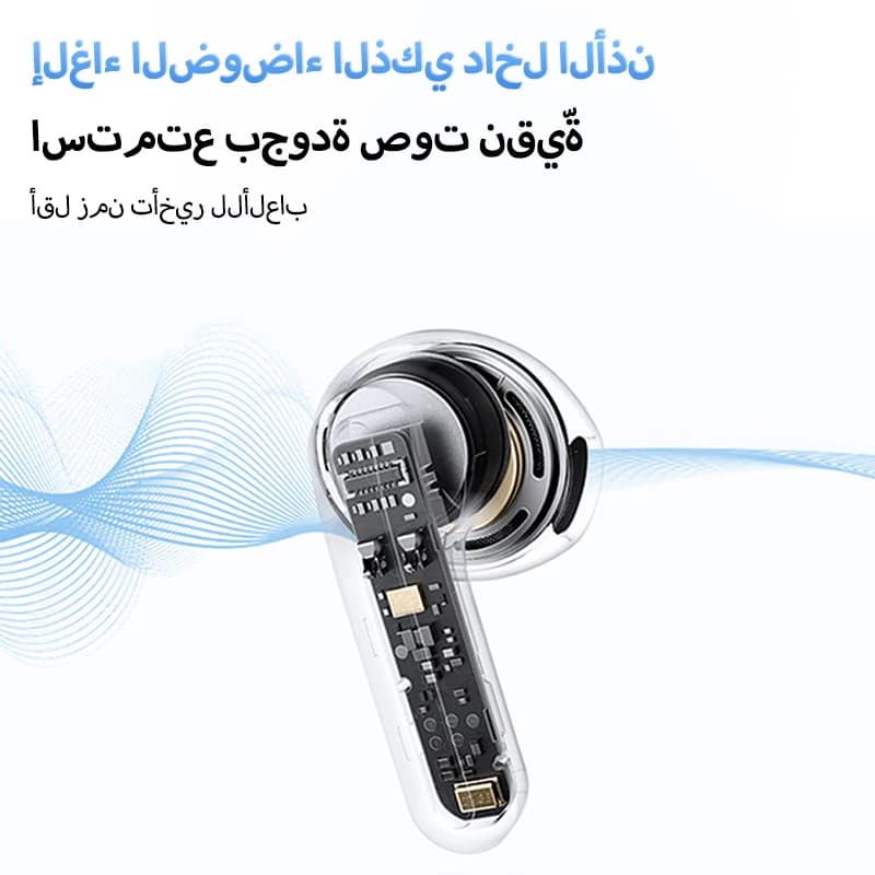 سماعات أذن لينوفو LE209 جديدة لاسلكية بلوتوث، تقليل الضوضاء ANC، موسيقى HiFi، عمر بطارية 30 ساعة، سماعات ألعاب - 3