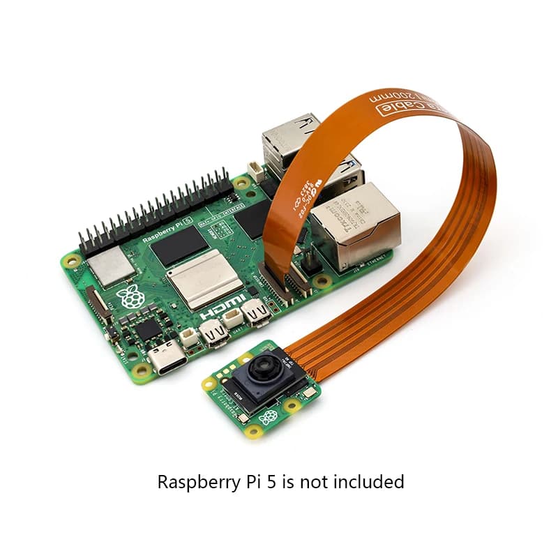 كاميرا الذكاء الاصطناعي الأصلية الرسمية من Raspberry Pi مع مستشعر Sony IMX500 للذكاء الاصطناعي ووحدة التحكم RP2040 - 6