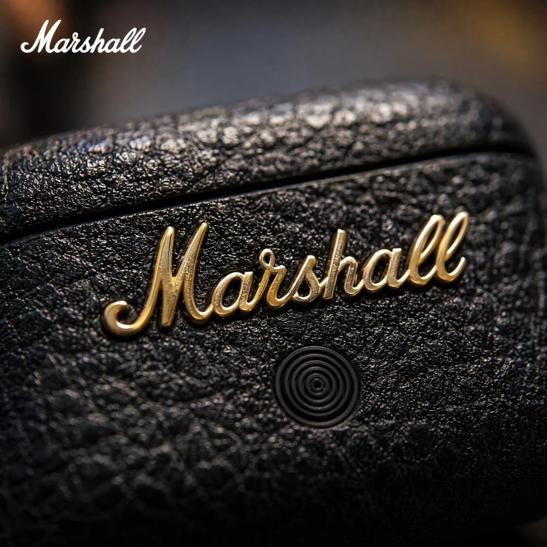 Marshall MOTIF II 2 ANC Wireless Bluetooth Earphones Trendy Active Noise Cancelling Headphones Black & Gold Black HK Edition - 6
