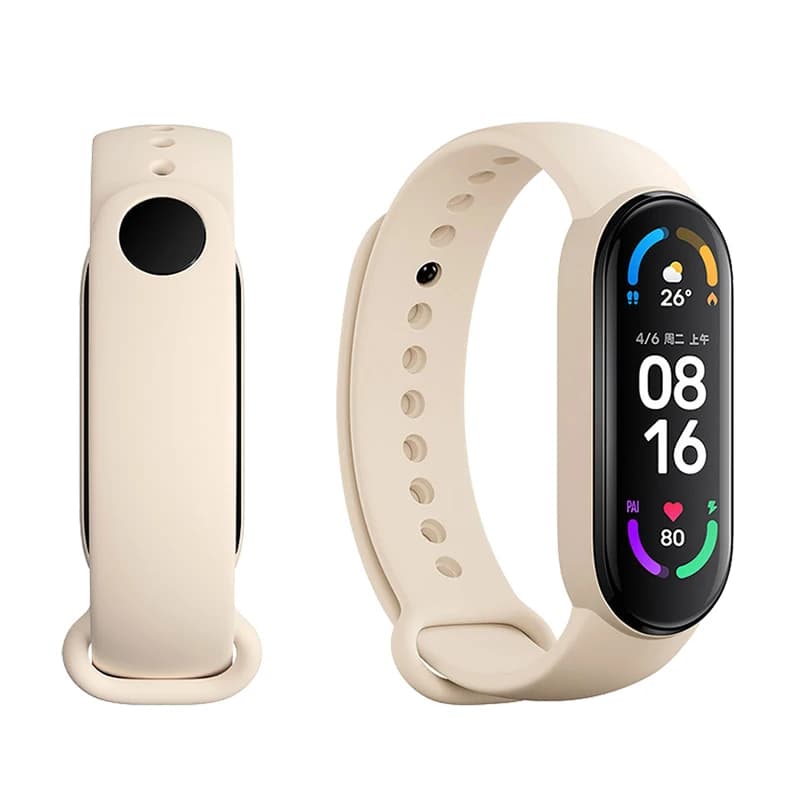 Sport Watchband for Xiaomi Mi Band 7 bracelet wrist Miband 5 6 NFC Replacement pulsera Silicone correa mi band 8 7 6 3 4 5 strap - 3
