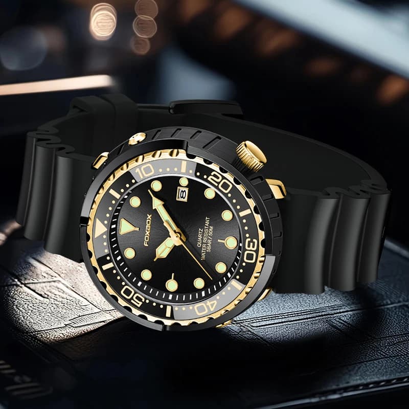 LIGE Fashion Diver Watch Men Top Brand Luxury 50ATM Waterproof Date Clock Sport Watches Mens Quartz Wristwatch Relogio Masculino - 2