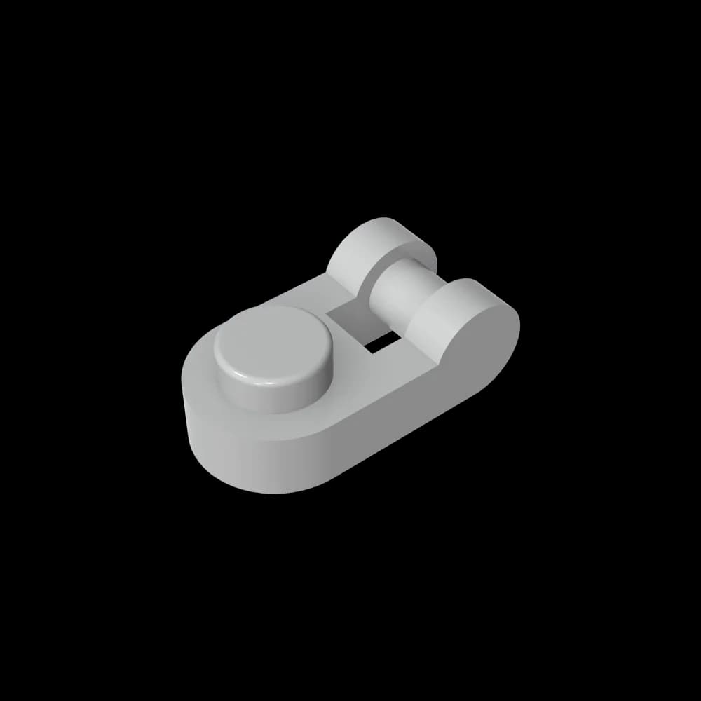 Gobricks GDS-1290 لوح خاص 1 x 1 دائري بمقبض متوافق مع ليجو 26047 مكعبات بناء DIY للأطفال - 3