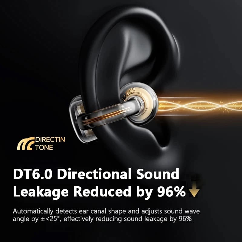 سماعات أذن Monster MQT65 OWS بلوتوث 6.0 جودة صوت HiFi مكالمة HD سماعات رأس لاسلكية مشبك أذن إلغاء الضوضاء سماعات أذن رياضية - 2