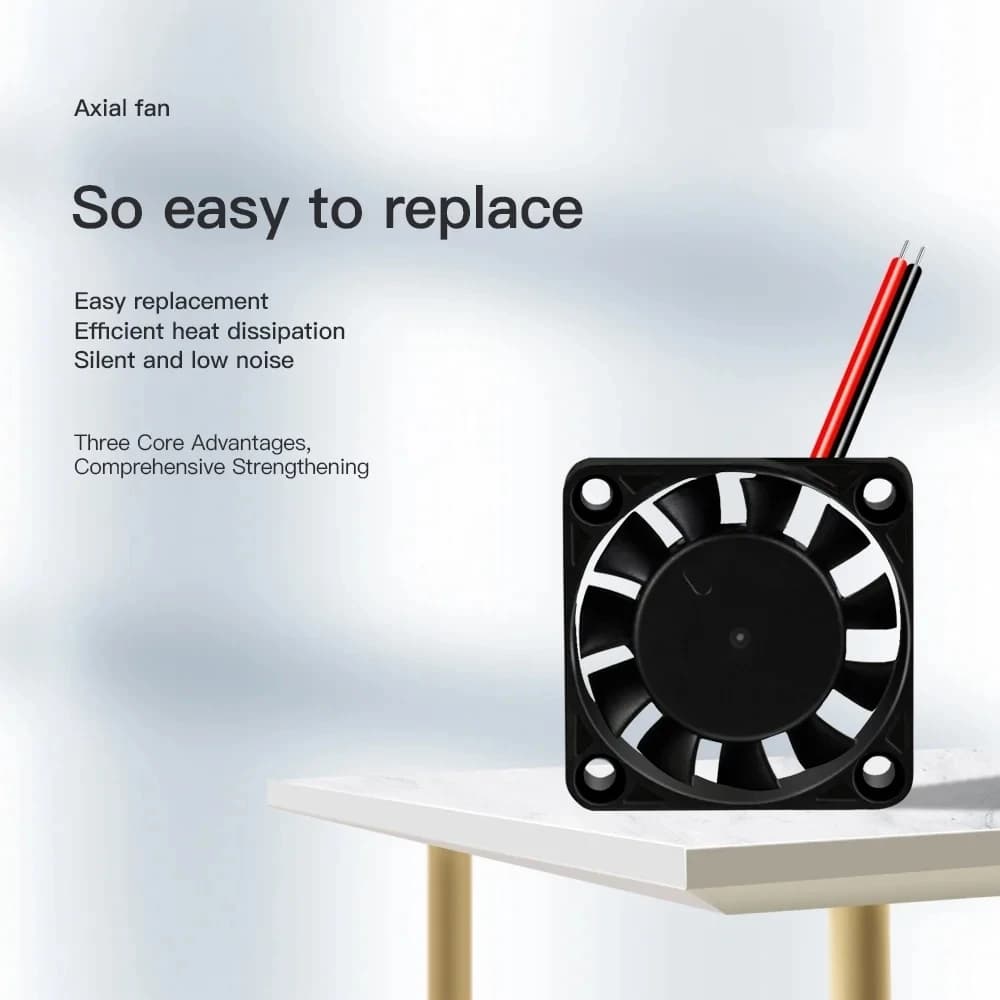 2pcs Creality Original 4010 Fans,3D Printer Accessory 4010 Axial Flow Fan 24V,  Extruder Hot End Fan  for Ender 3 / Ender 3 Pro - 2
