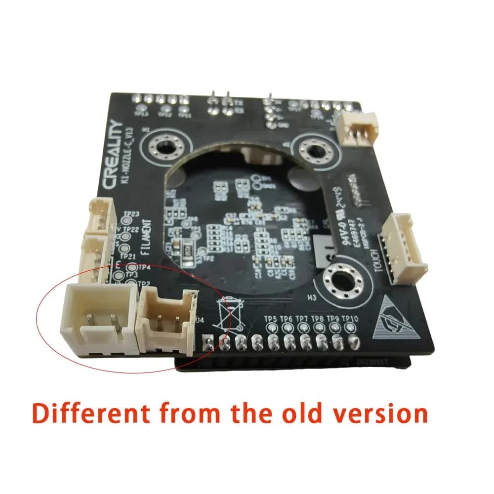 Creality 2025 New Version  K1/K1C/K1Max Hotend PCBA Adapter Board_T9_GD32F303CBT6 and K1 Series New Version Hotend Upgrades Kit - 6