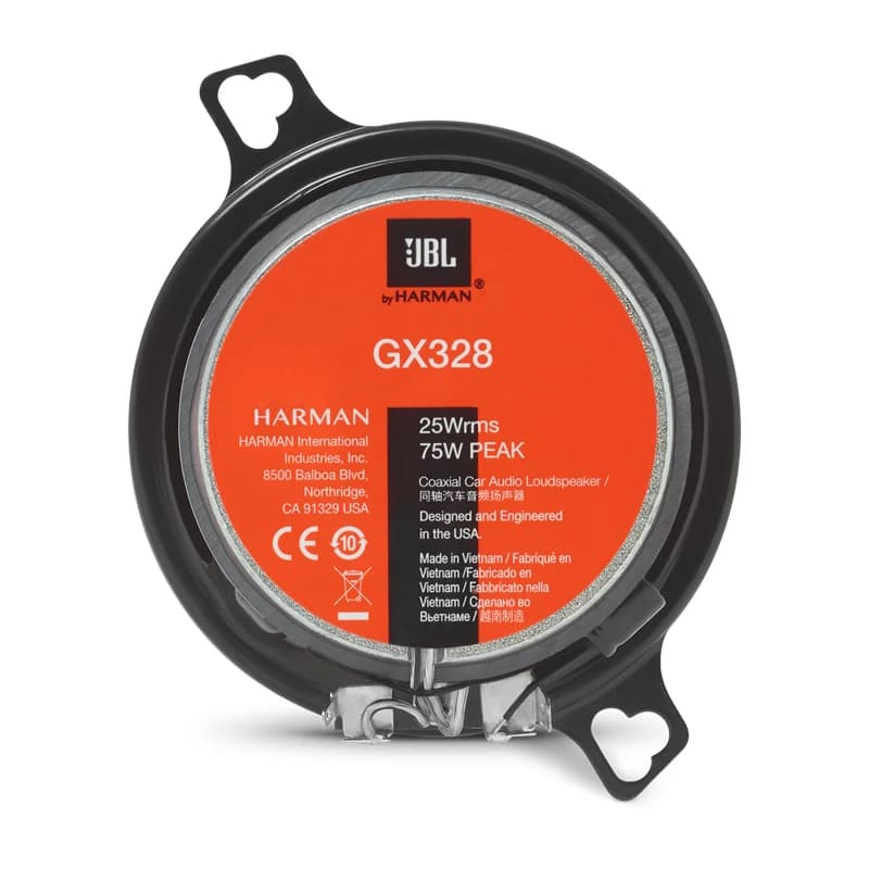 سماعات سيارة JBL مقاس 3.5 بوصة، تويتر محوري، منتصف تريبل، باس ستيريو، نطاق كامل، زوج GX328 - 4
