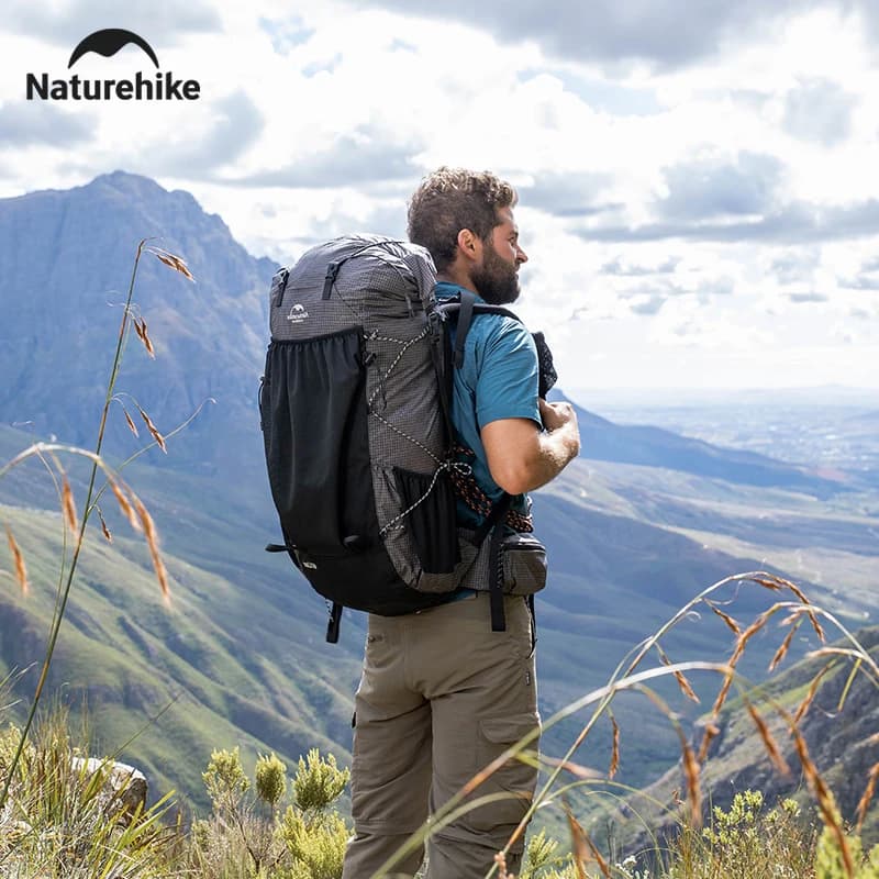 Naturehike 45L Camping Backpack Large Capacity Rainproof Travel Bag Ultralight Ergonomic Trekking Bag Outdoor Hiking Backpack - 2