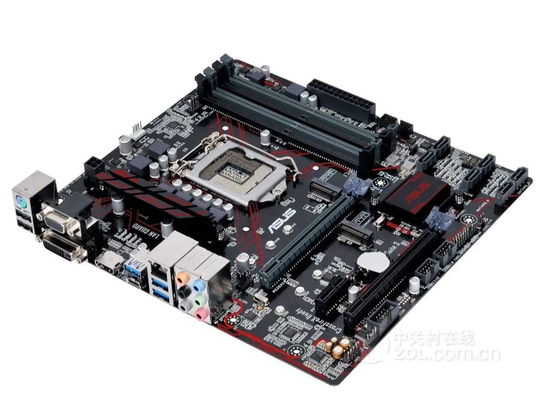 أسوس PRIME B250M-PLUS لوحة أم لسطح المكتب بمعالج إنتل B250 وذاكرة DDR4، مقبس LGA 1151، تدعم i7/i5/i3، مع منافذ USB3.0 وSATA3، مستعملة - 2