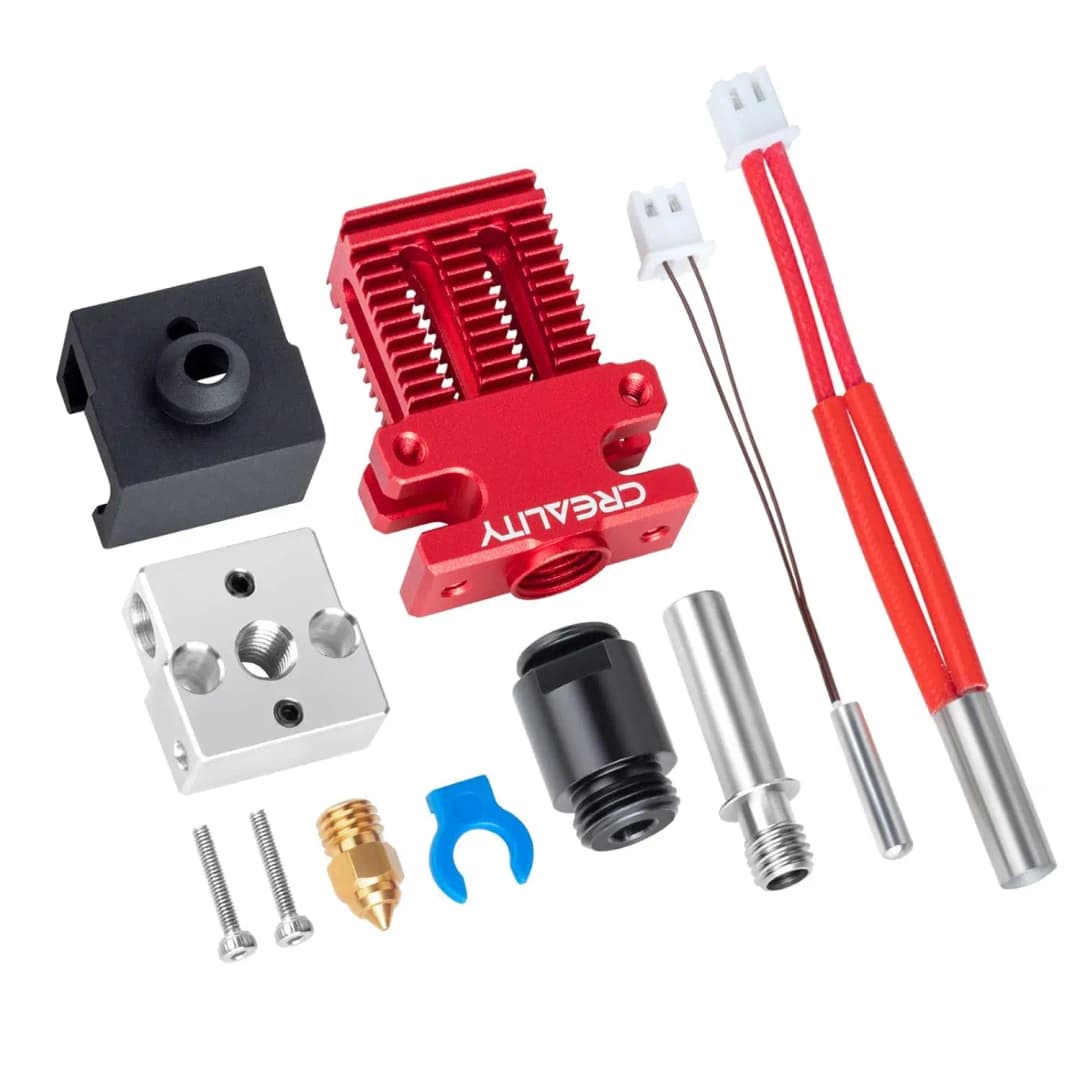Creality Official CR6 SE Hotend Extruder Kit, With Hot End Kit with PTFE Tube, Heat Block, 0.4mm Nozzle and Silicone Sock for CR - 2