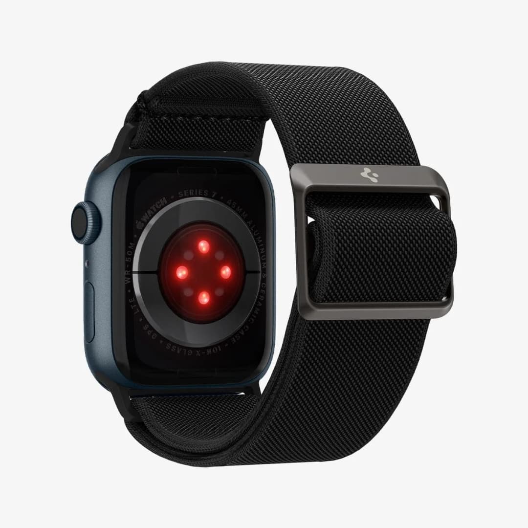 سوار رياضي مرن للغاية من سبايجن Lite Fit متوافق مع ساعة أبل ووتش SE/S6/5/4/3/2/1 بأحجام 38/40/49 ملم و9/8/7 41 ملم و10/11 42 ملم و9/8 45 ملم - 2