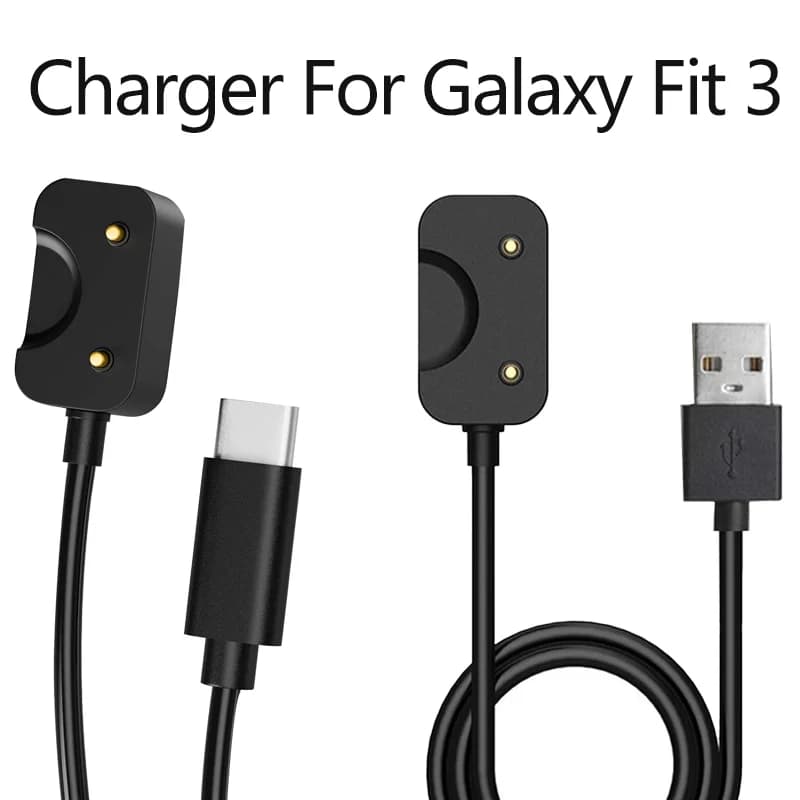50 سنتيمتر لسامسونج غالاكسي صالح 3 شاحن ساعة محول USB/USB C كابل شحن الحبل المغناطيسي لسامسونج غالاكسي صالح 3