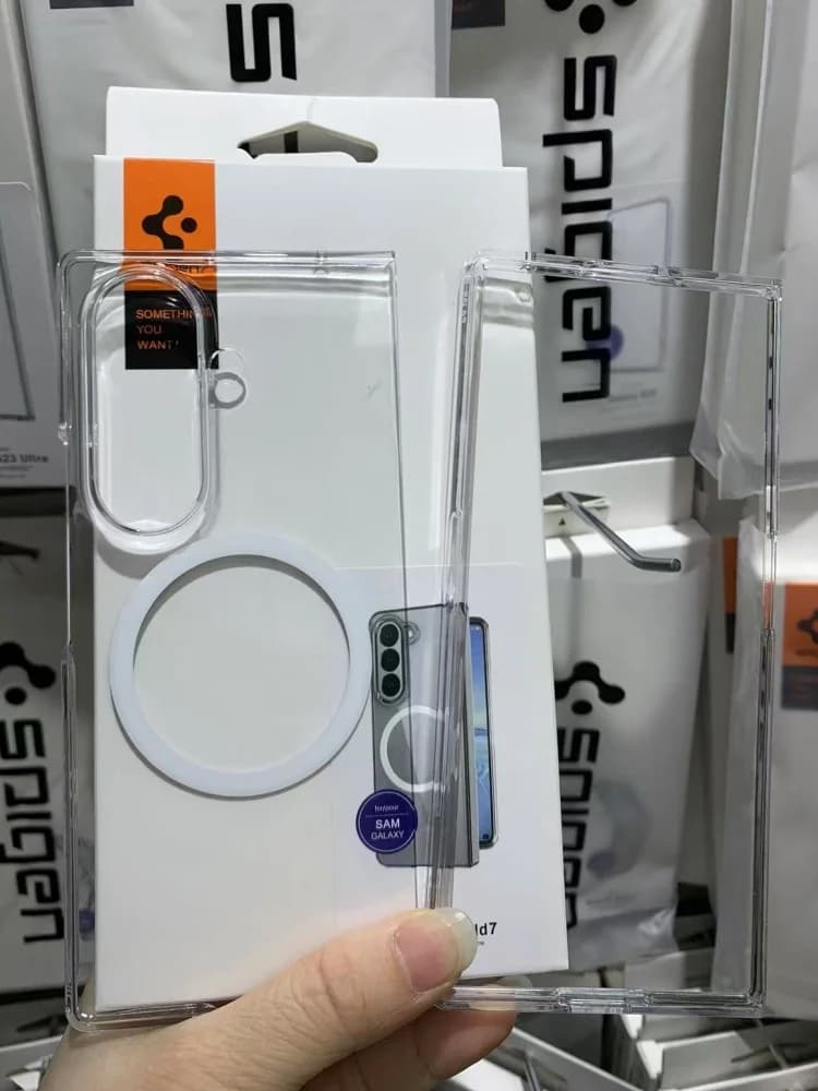 Spigen Magnetic Transparent PC Case for Samsung Fold8Ultra for Magsafe Wireless Charging Phone Case for Fold8 Fold7 Fold6 Fold5 - 2