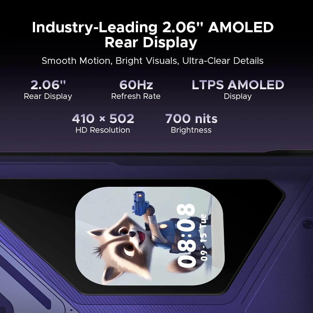 إصدار عالمي DOOGEE V50 Pro هاتف متين 52 جيجا + 1 تيرا بايت AI Pets Dimensity 8300 6.78 بوصة FHD+ 11000 مللي أمبير 66 واط كاميرا 200 ميجا بكسل أندرويد 16 NFC - 3