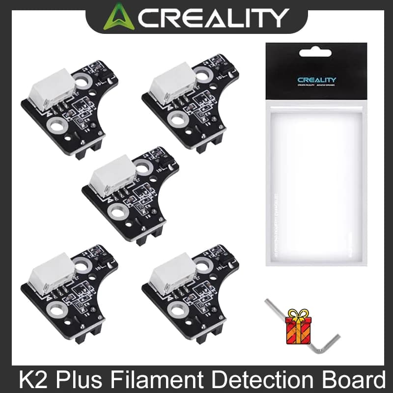 Creality Official K2 Plus Filament Detection Board, Photoelectric Filament Break Sensor Without Cbale for K2/K2 Pro/K2 Plus
