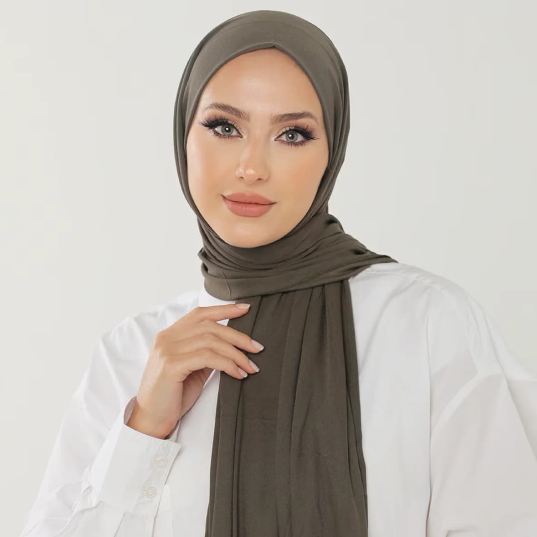 حجاب قطني مريح عالي الجودة، وشاح ناعم للصلاة، شالات صلاة للنساء المسلمات - 2