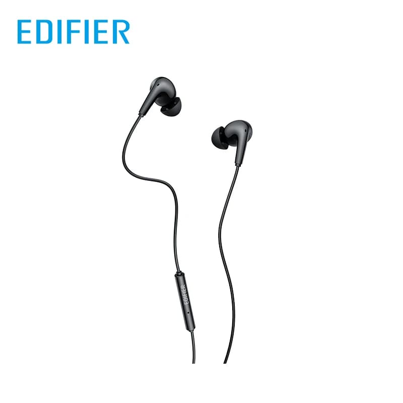 سماعات سلكية Edifier P230 USB-C داخل الأذن مع تحكم عن بعد مدمج، ميكروفون مدمج، صوت عالي الدقة لهواتف iPhone وأندرويد