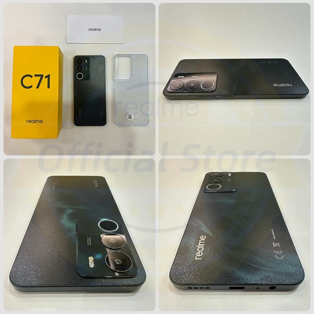 [World Premiere] realme C71 Smartphone 6300mAh Battery 45W Charge 6.67" 120Hz Display 50MP Camera UNISOC T7250 Chipset NFC IP64 - 6