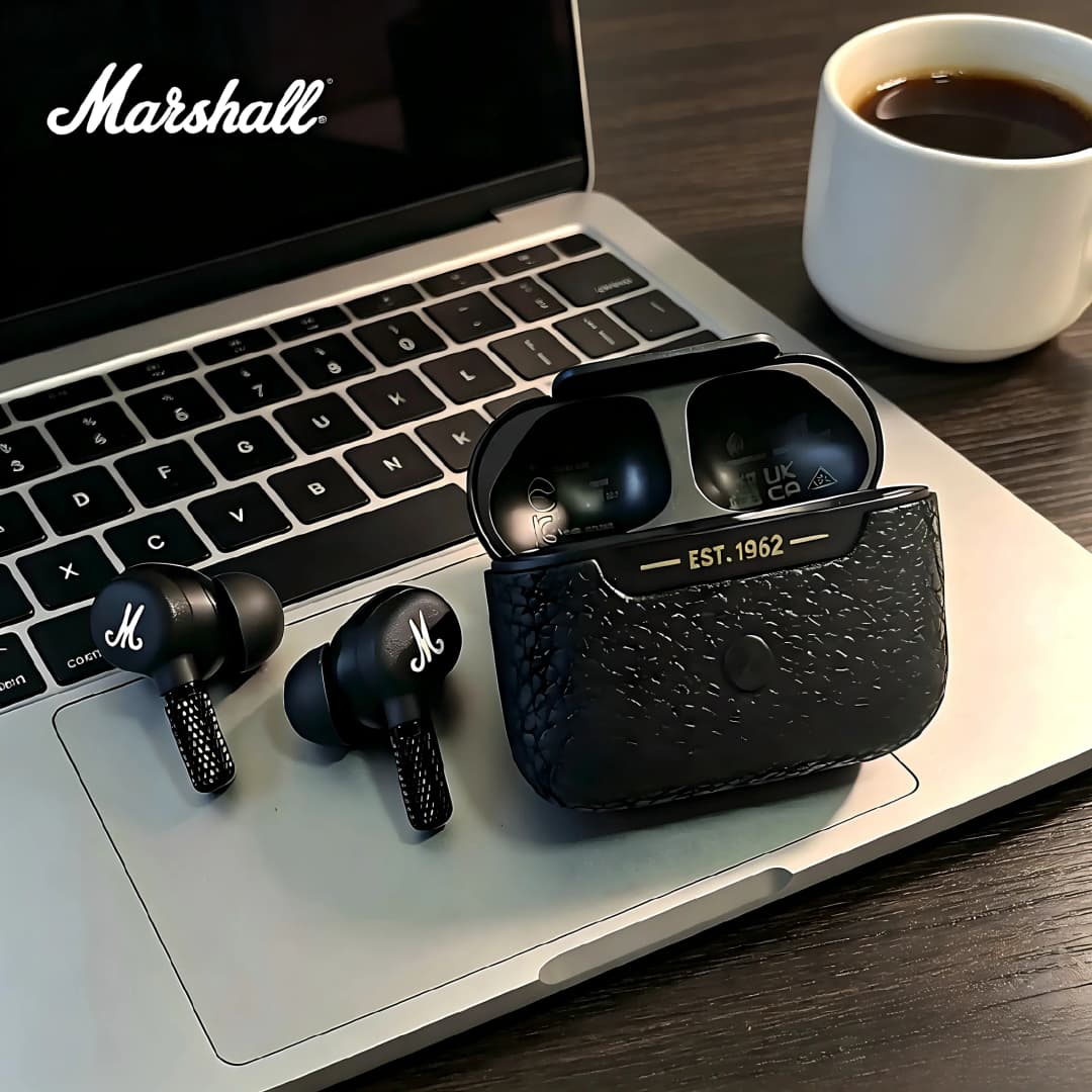 Marshall MOTIF ANC Wireless Earphone  Noise  Bluetooth  MIC Reduction Headset True Wireless In Ear Sports Music Earphone MIC - 2