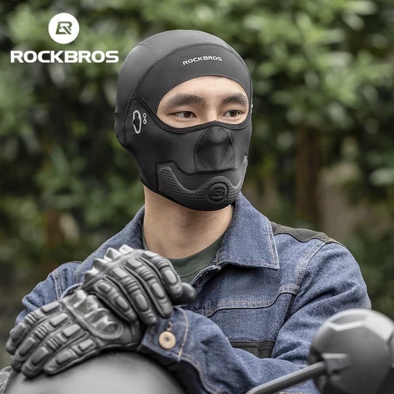قبعة دراجات صيفية من ROCKBROS، قناع وجه بارد، حماية من الأشعة فوق البنفسجية، وشاح تنزه للدراجات، قبعة من حرير الثلج، غطاء وجه، بطانة خوذة دراجات رياضية - 2