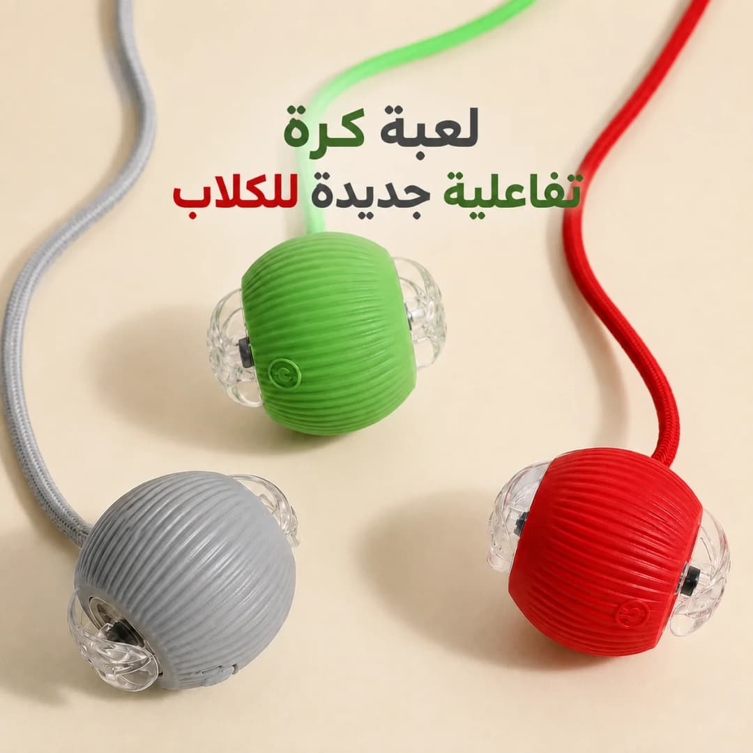 New Dog Interactive Ball Toy,Automatic Rolling Dog Ball Rechargeable,Smart Puppy Interactive Toy,Intelligent Balls Toy for Dogs - 6