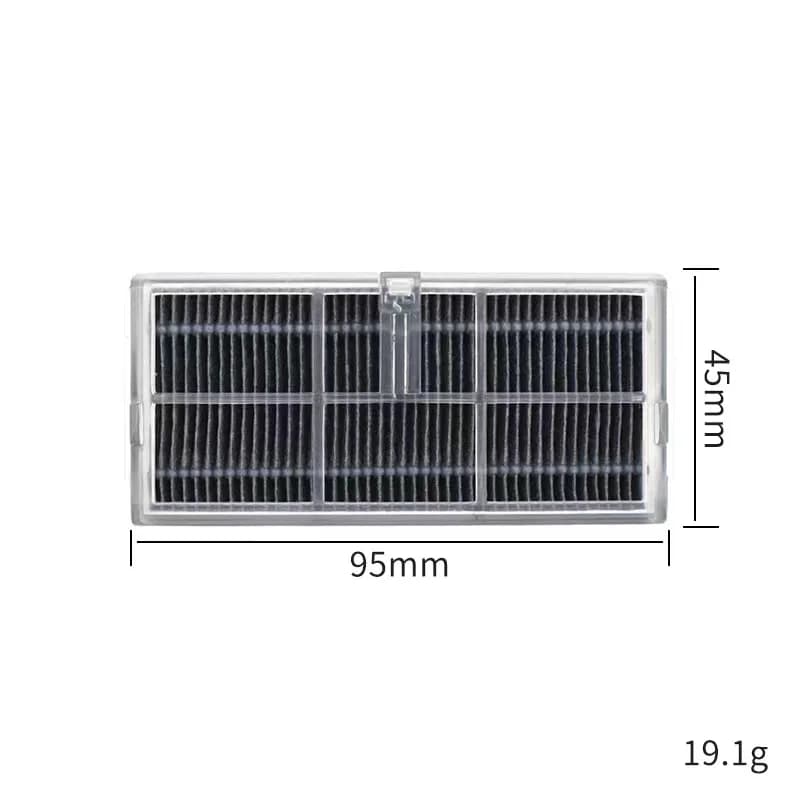 قطع غيار مكنسة Dreame L10s Ultra Gen 2 / L30s Ultra الروبوتية: فرش جانبية رئيسية، مناديل تنظيف، فلاتر HEPA، أكياس غبار - 3