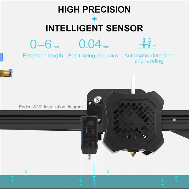 CREALITY CR Touch Auto Leveling Kit 3D Printer Bed Auto Leveling Sensor Kit for Ender 3/ Ender-3 Pro  /Ender-3 V2/ Ender 5/CR-10 - 4
