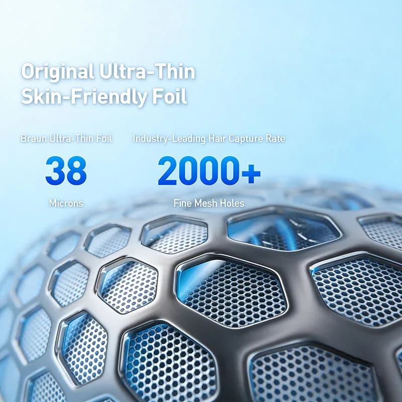 رأس حلاقة Braun 65B قابلة للاستبدال ومتوافقة مع 52-A1200s و53-A10012s و52-W4000cs و52-W1320vs - 4