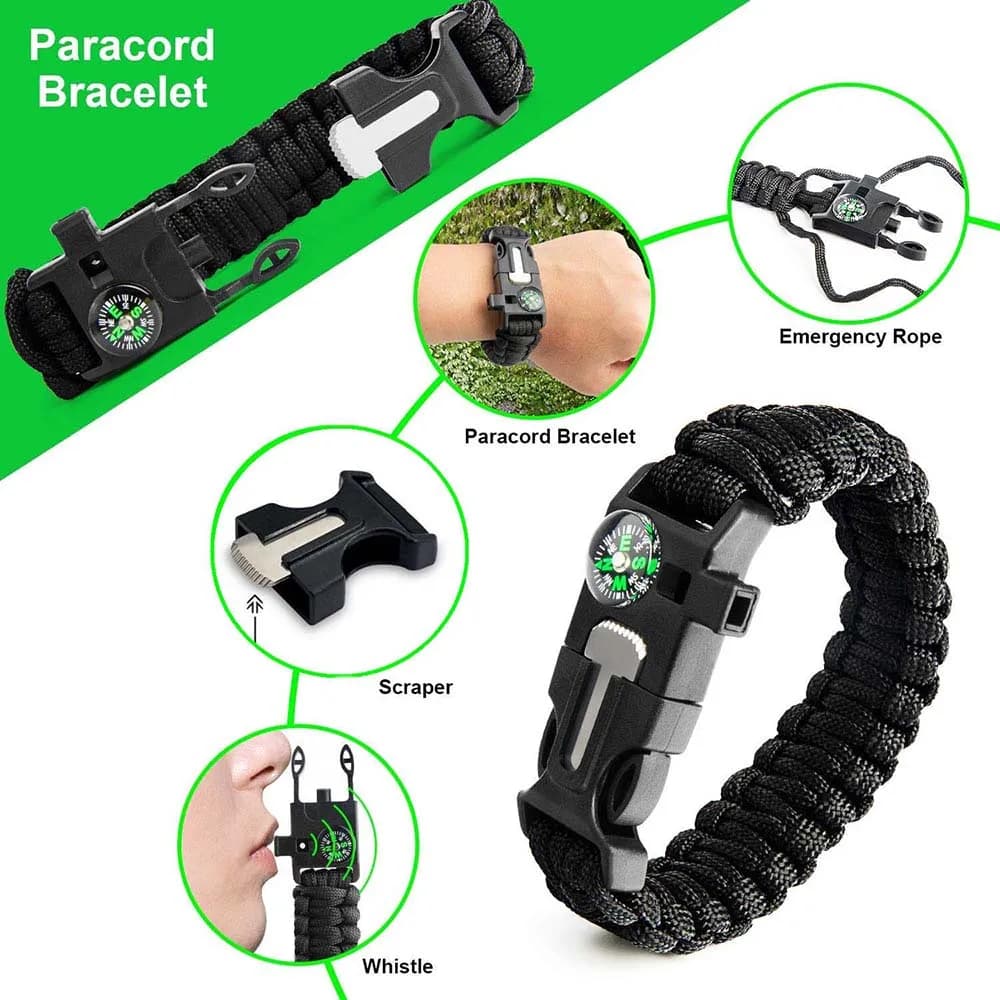 38 in 1 Survival First Aid Kit Military Full Set Molle Outdoor Gear Emergency Kits Camping Hiking  Adventures Trauma Bag - 4