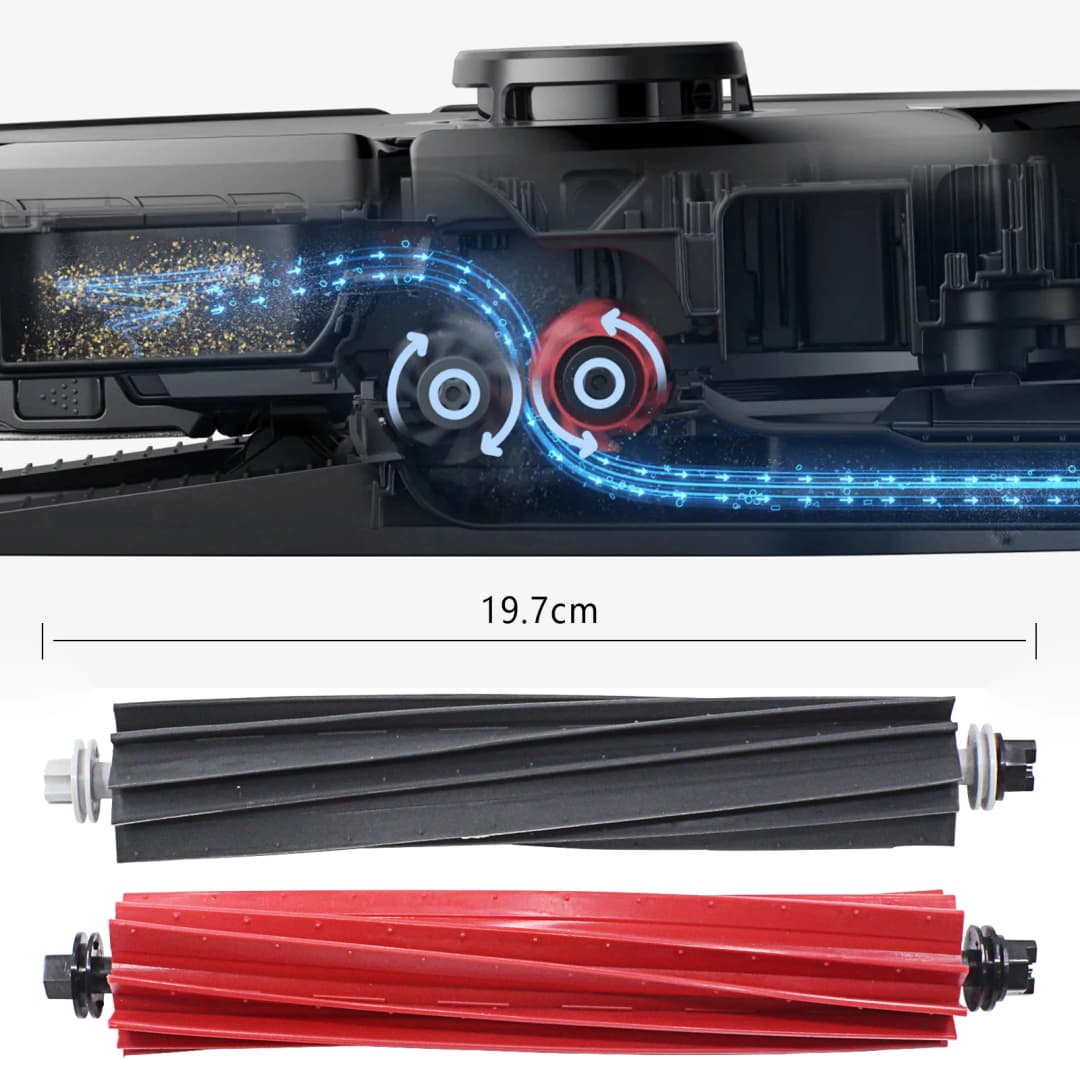 إكسسوارات Roborock الأصلية فرشاة رئيسية*2 لـ S8 وS8+ وS8 Pro Ultra وQ5 Pro وQ5 Pro+ وQ8 Max وQ8 Max+ - 5