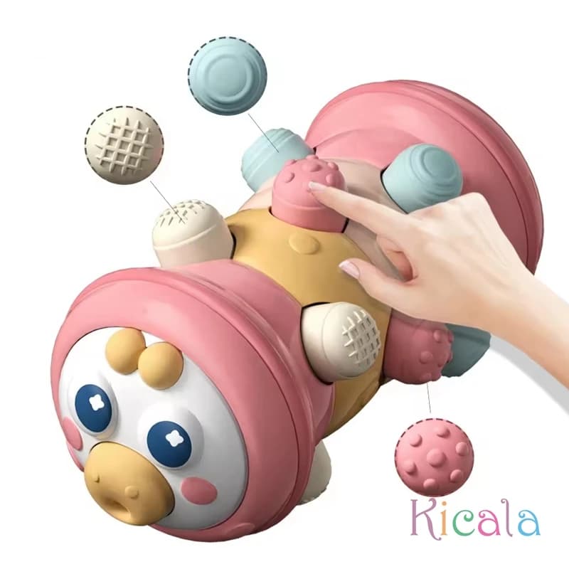Baby Crawling Roller Toy Fitness Educational Activity Roller Infant Tummy Time Development Sensory Toys for Baby 0 12 Months - 4