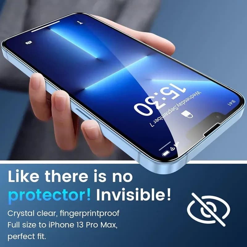 5 قطع زجاج مقوى لـ iPhone 15 13 11 12 14 Pro Max Mini واقي شاشة لـ iPhone 16 17 8 Plus X XR XS MAX زجاج حماية - 2