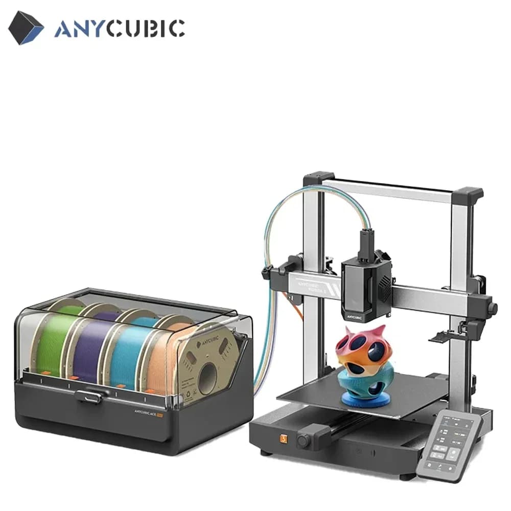 طابعة Anycubic Kobra 3 Combo ثلاثية الأبعاد بطباعة متعددة الألوان من 4 إلى 8 ألوان بسرعة طباعة قصوى 600 مم/ث