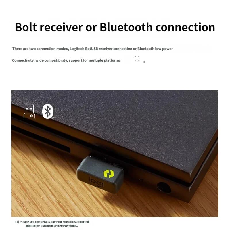 لوحة مفاتيح Logitech MX Keys Mini اللاسلكية للبلوتوث - لوحة مفاتيح مكتبية عالية الجودة مع إضاءة خلفية ذكية ومستقبل سلس - 5