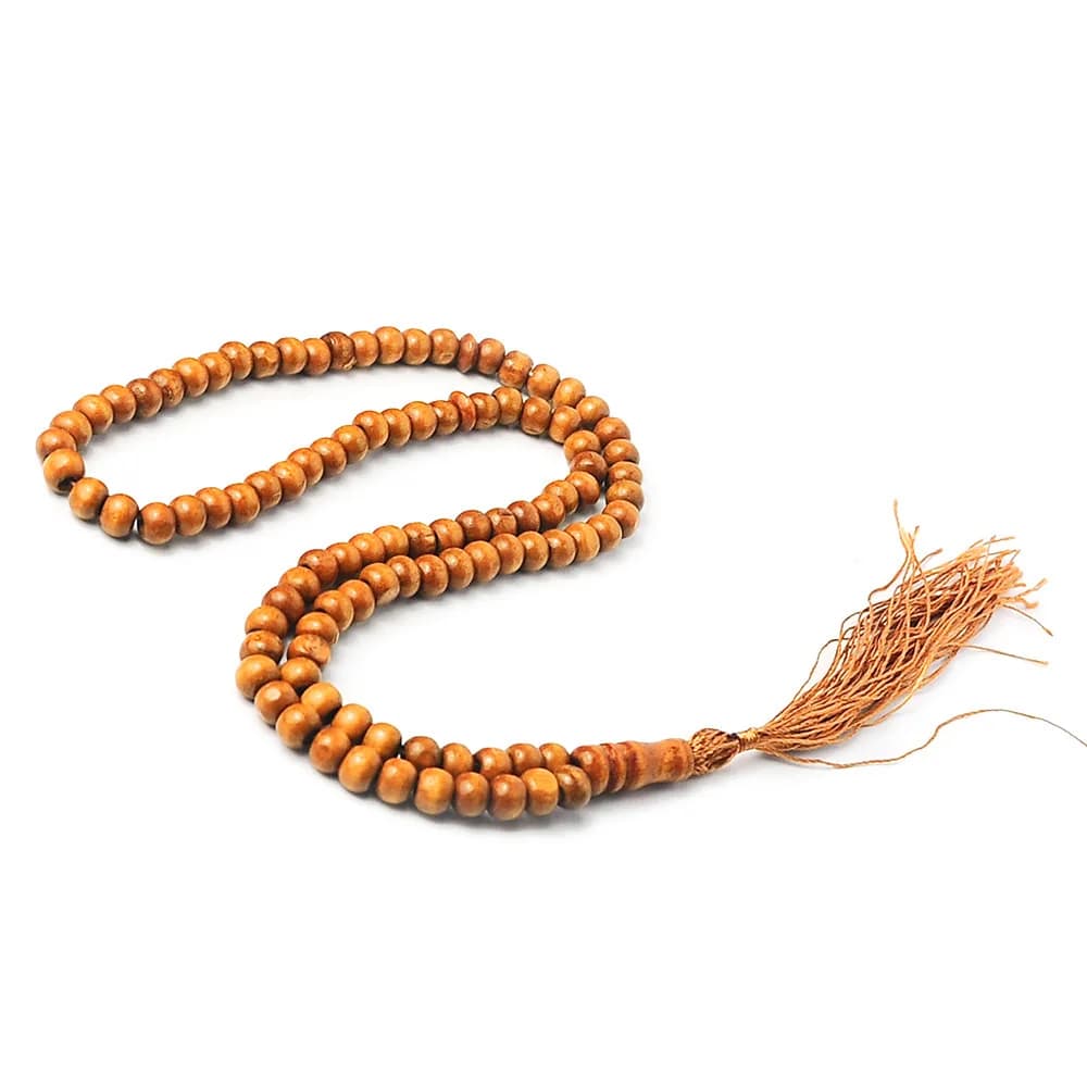 Wood Tasbih Prayer Beads 99/33 Muslim Prayer Beads Islamic Handheld Prayer Bead Muslim Rosary Beads Bracelet Tassel Jewelry Gift - 4