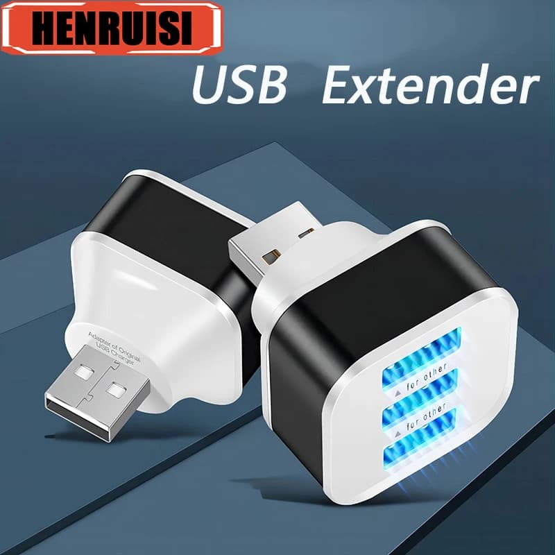 موزع USB بـ 3 منافذ، USB2.0، شحن سريع، واجهات متعددة، محول شحن للهاتف، الكمبيوتر اللوحي، والكمبيوتر المحمول