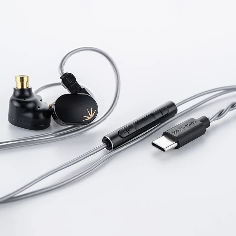 MOONDROP CHU II DSP Headphones High Performance Dynamic Driver USB-C In-ear Monitors TYPE-C With microphone earphone - 2