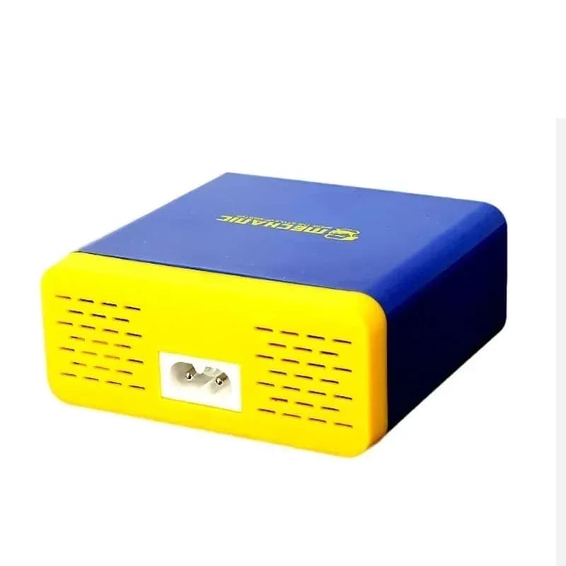 شاحن ذكي MECHANIC iCharge 6M QC 3.0 USB، يدعم الشحن السريع، بشاشة LCD رقمية، شاحن متعدد المنافذ للأجهزة اللوحية والهواتف - 3