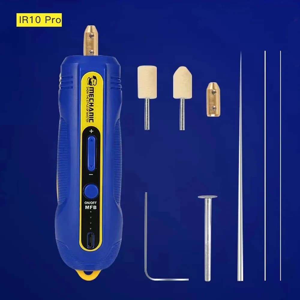 أدوات إزالة الغراء الكهربائية MECHANIC IR10 Pro IR13 IR14 IR16 قابلة للشحن لتنظيف شاشة الهاتف والطحن والقص والتلميع - 2