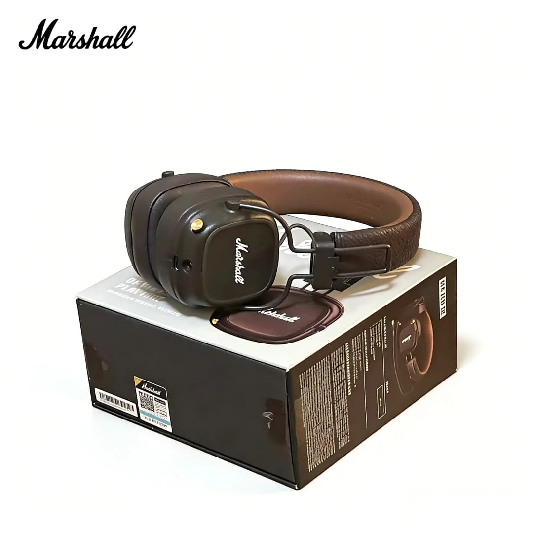 Marshall Major IV 4 Wireless Bluetooth Headphones Foldable Deep Bass Sport Gaming Headset On-Ear Wireless Headphone With Mic - 3